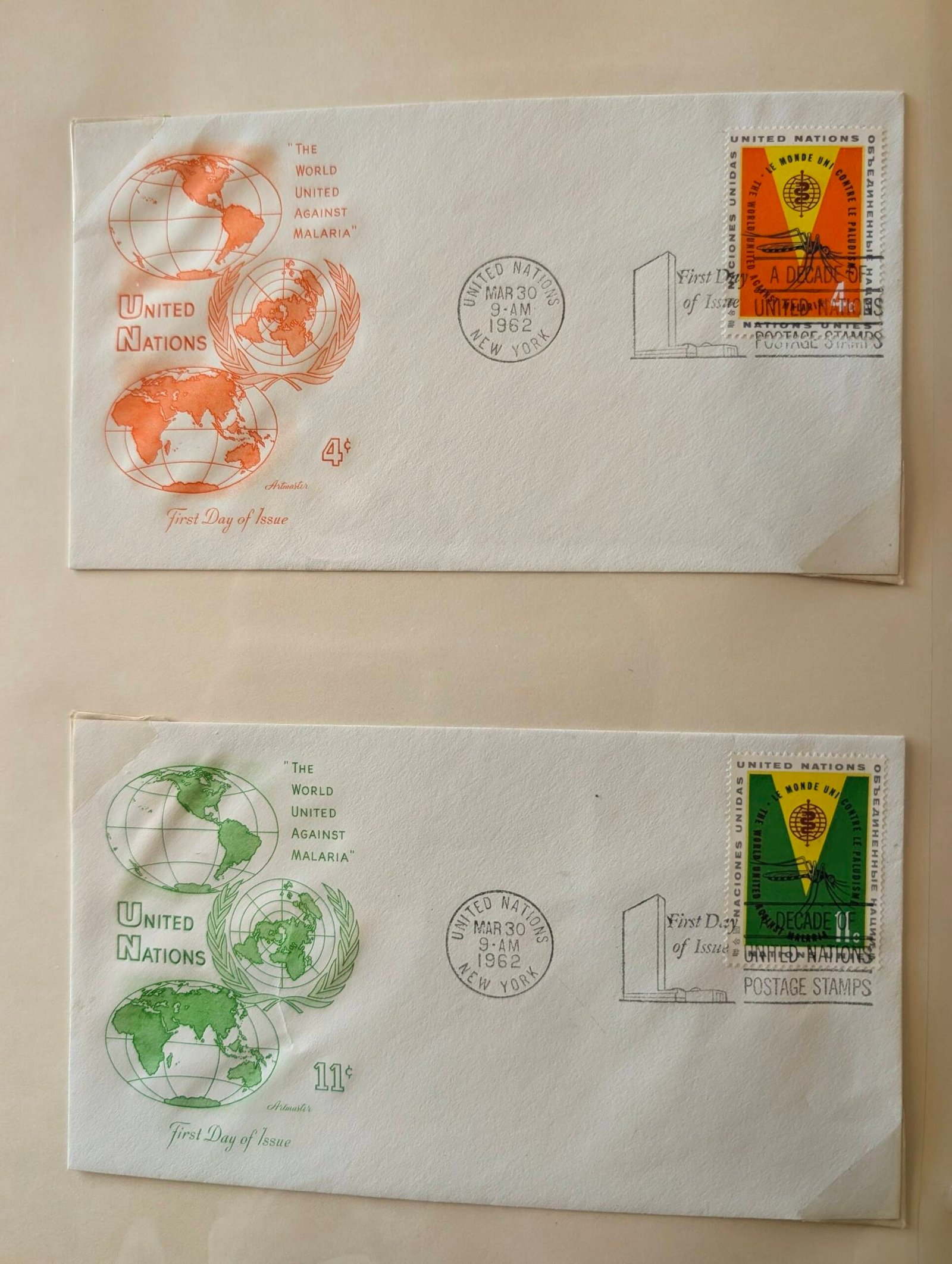 United Nations Stamp Set 1958–1962 - Image 3