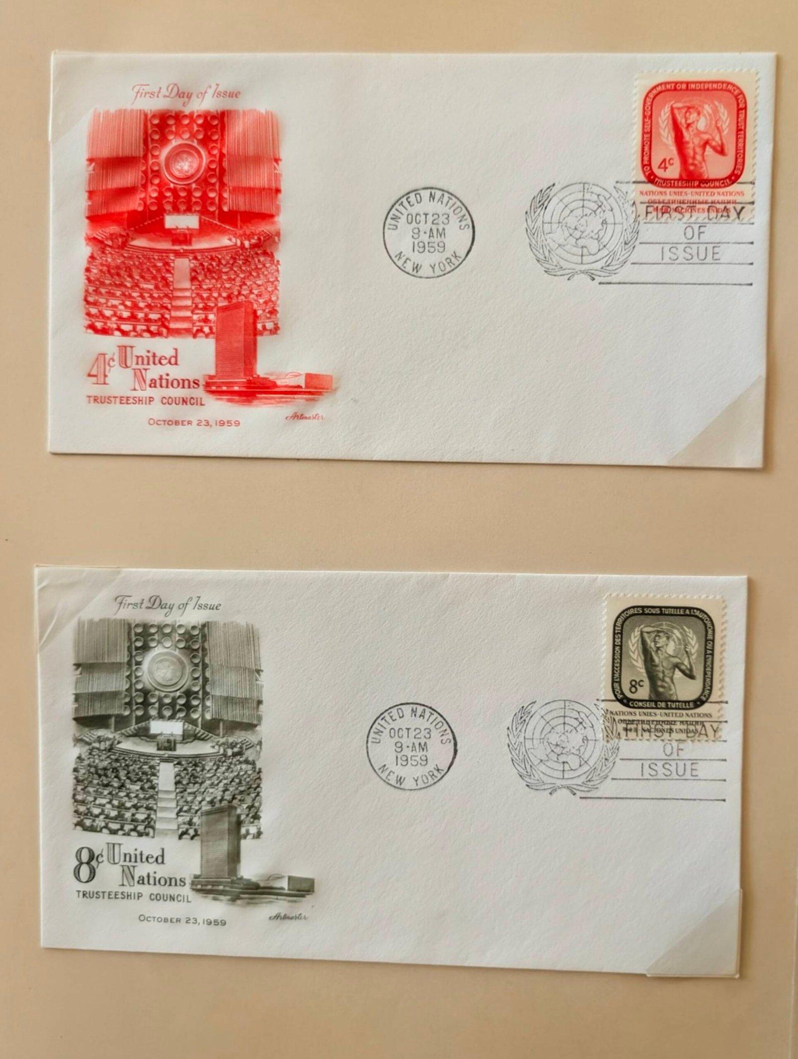 United Nations Stamp Set 1958–1962 - Image 2