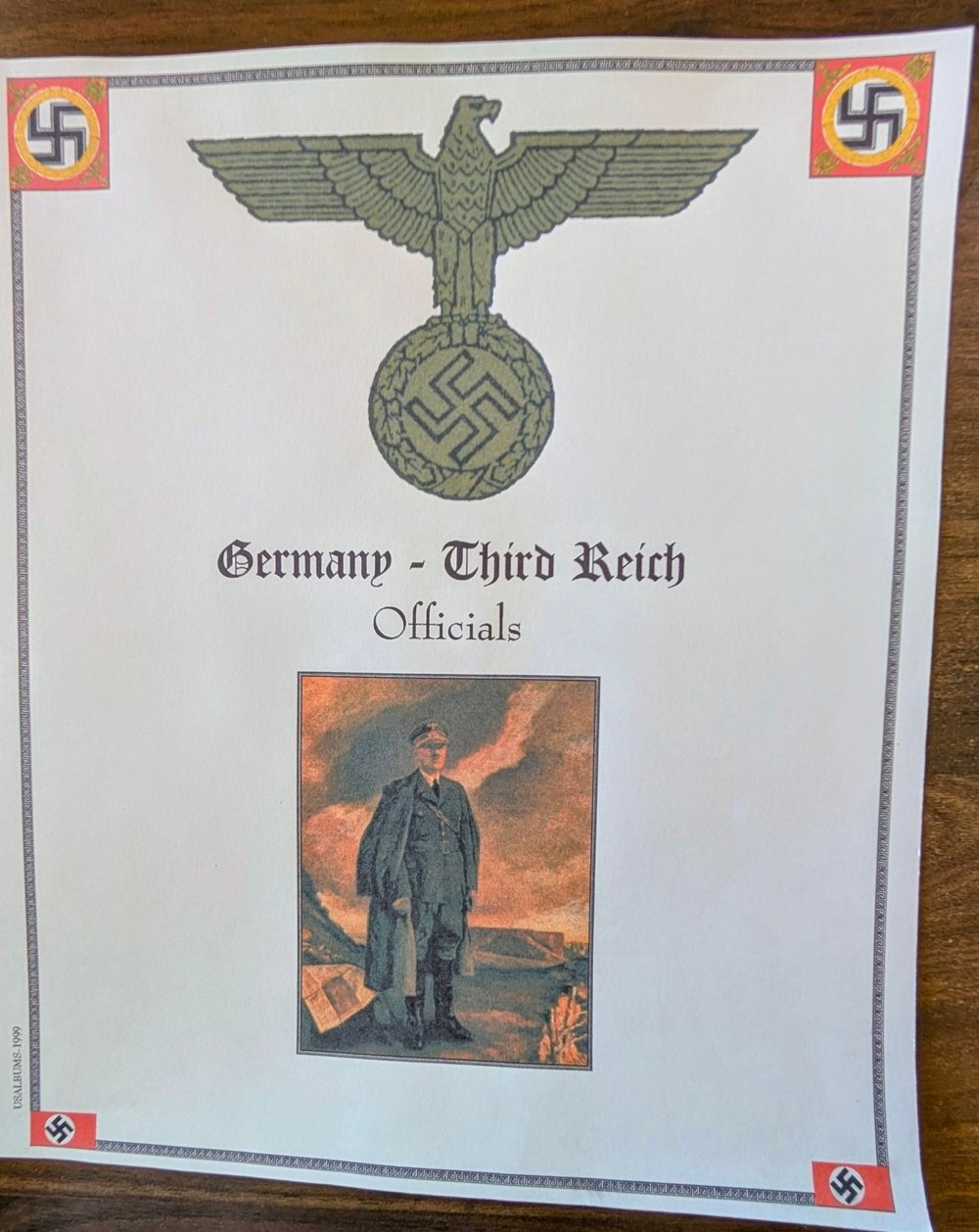 German Third Reich Stamp Album 1923–1945 - Image 2