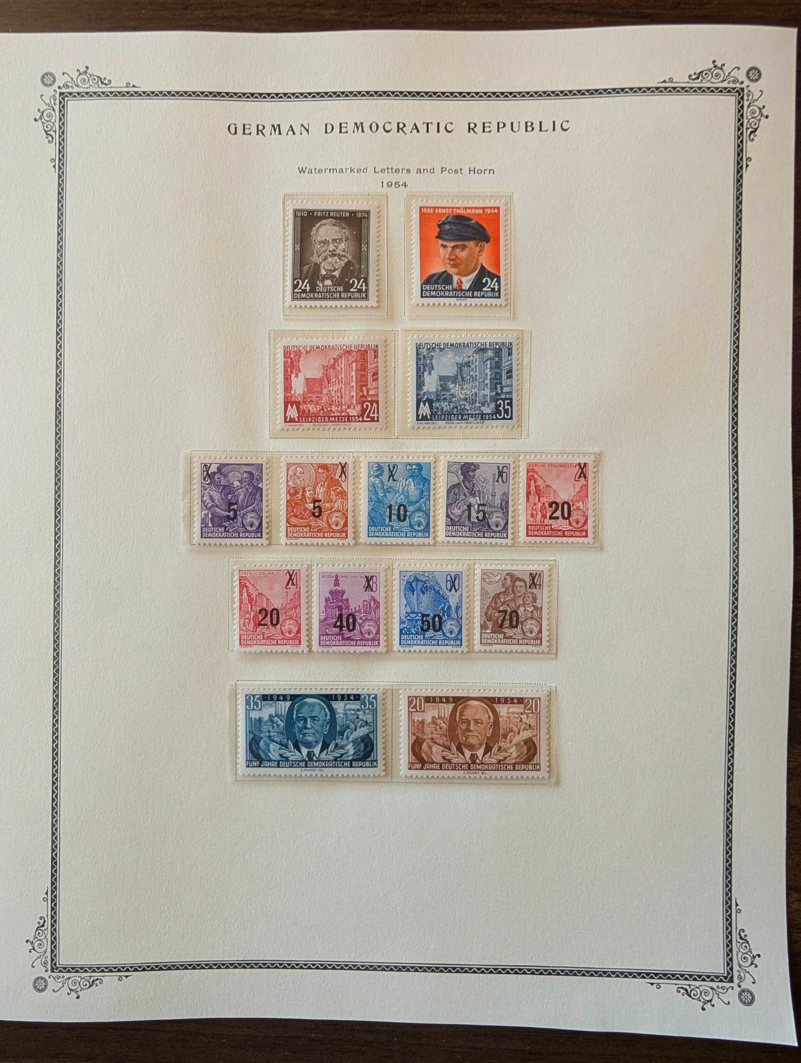 German Democratic Republic Stamp Collection - Image 3