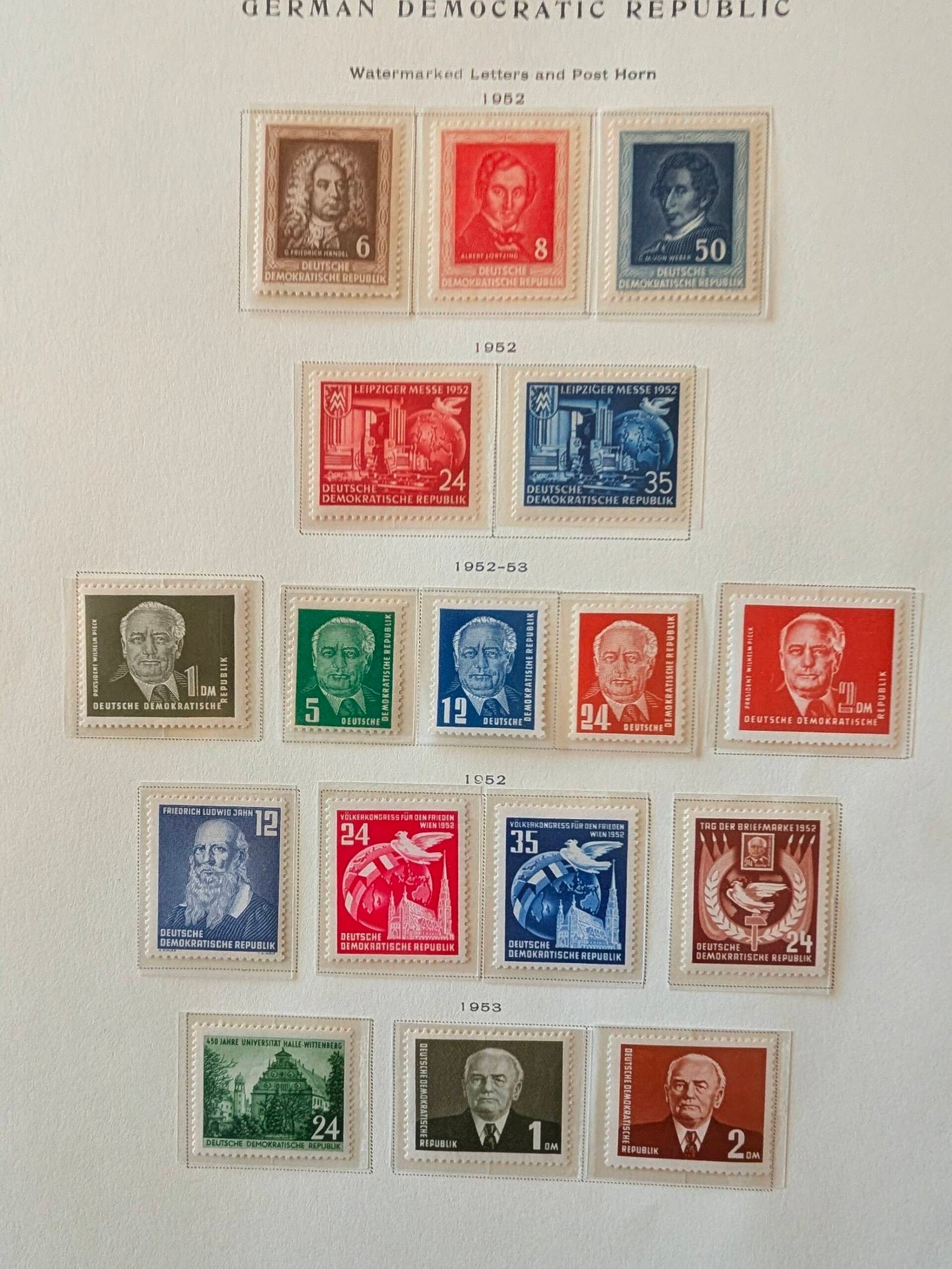 German Democratic Republic Stamp Collection - Image 6