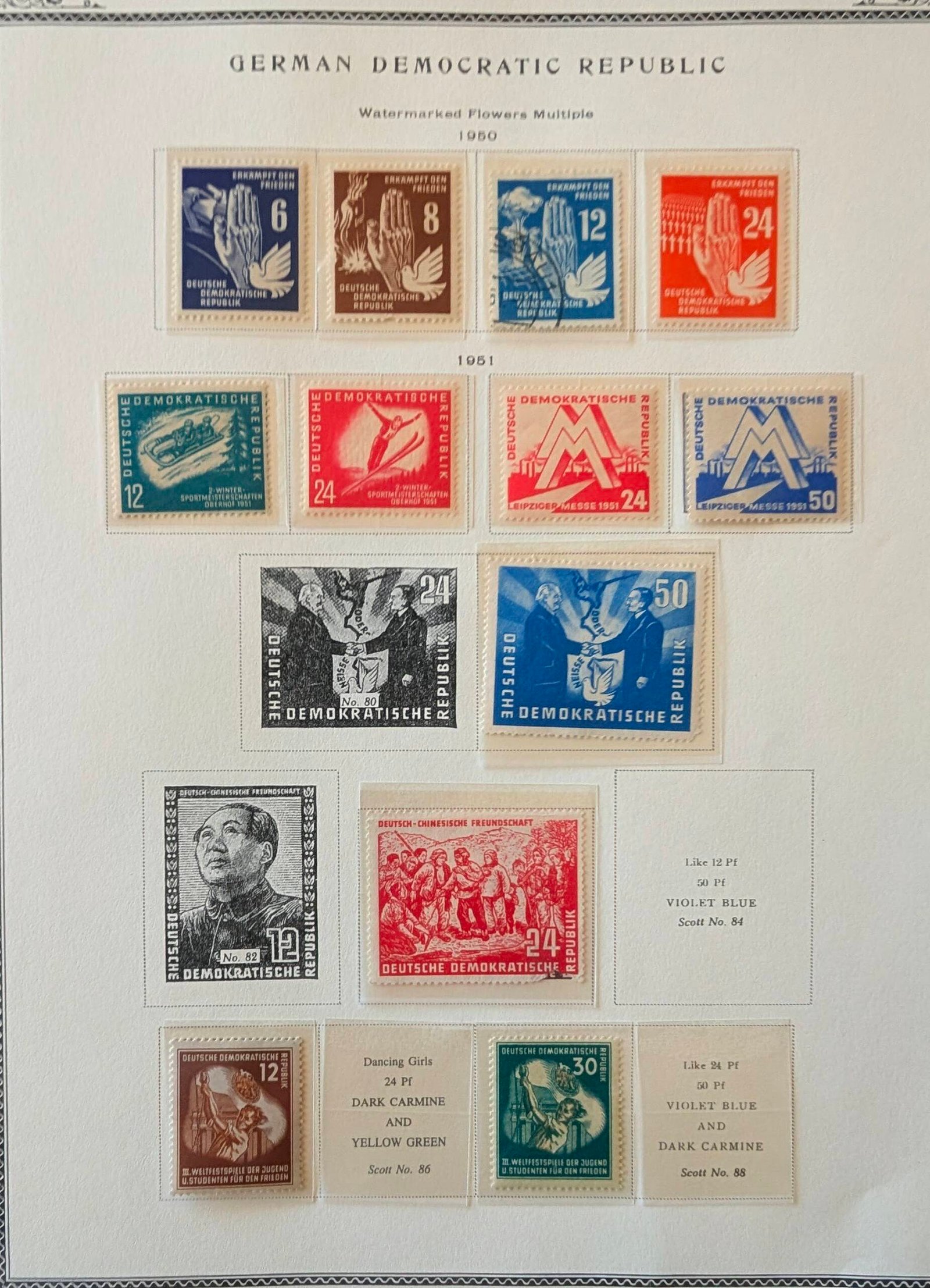 German Democratic Republic Stamp Collection - Image 2