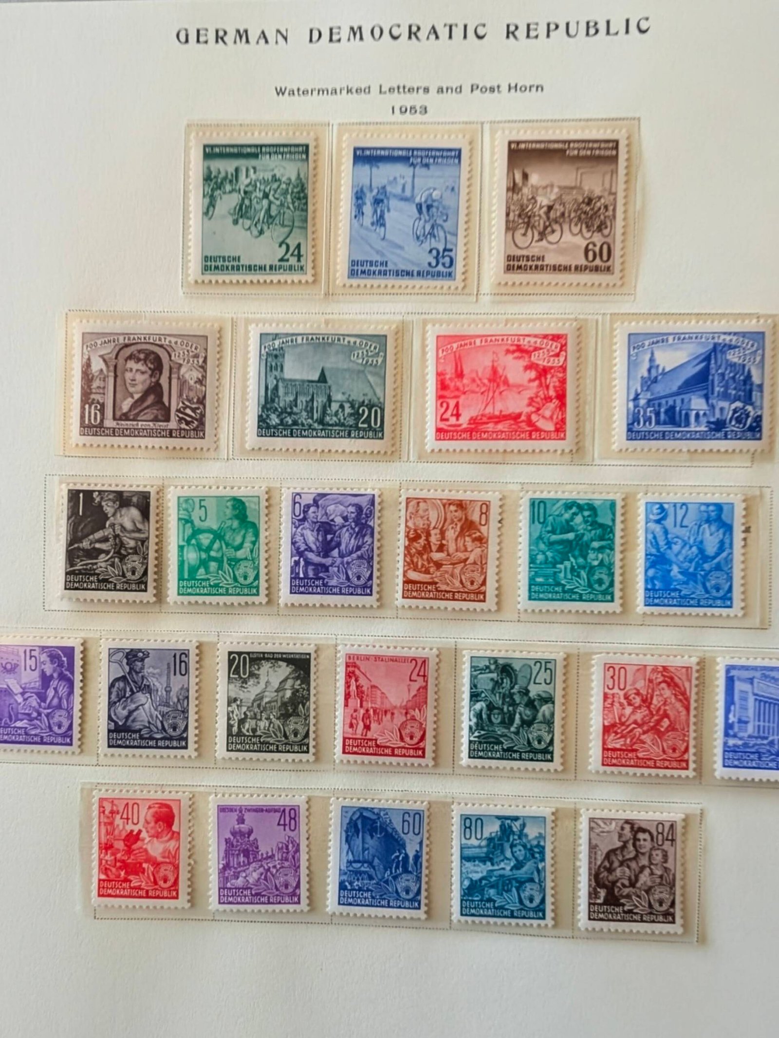 German Democratic Republic Stamp Collection - Image 8