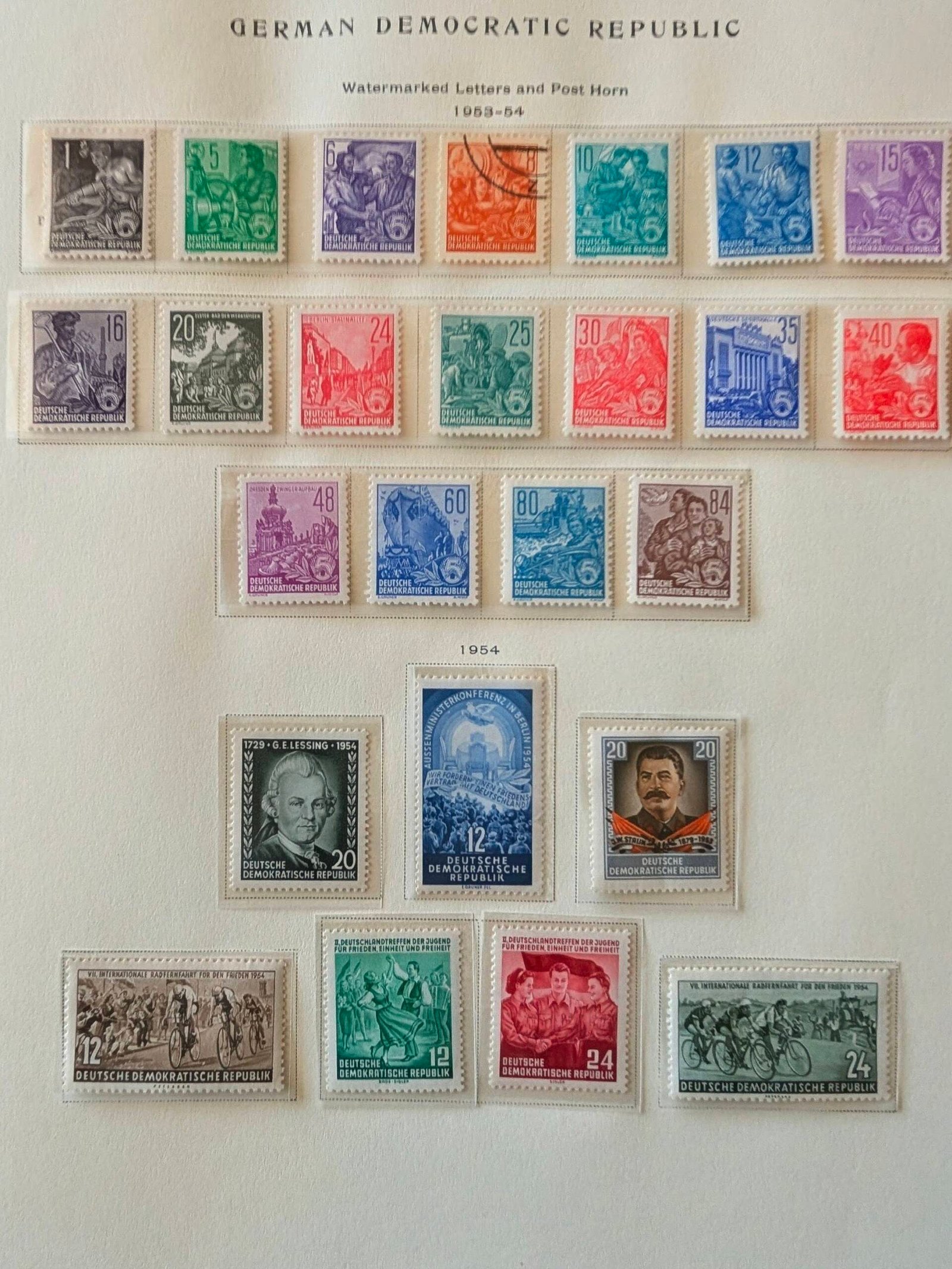 German Democratic Republic Stamp Collection - Image 9